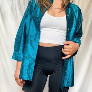 Silk Button Down